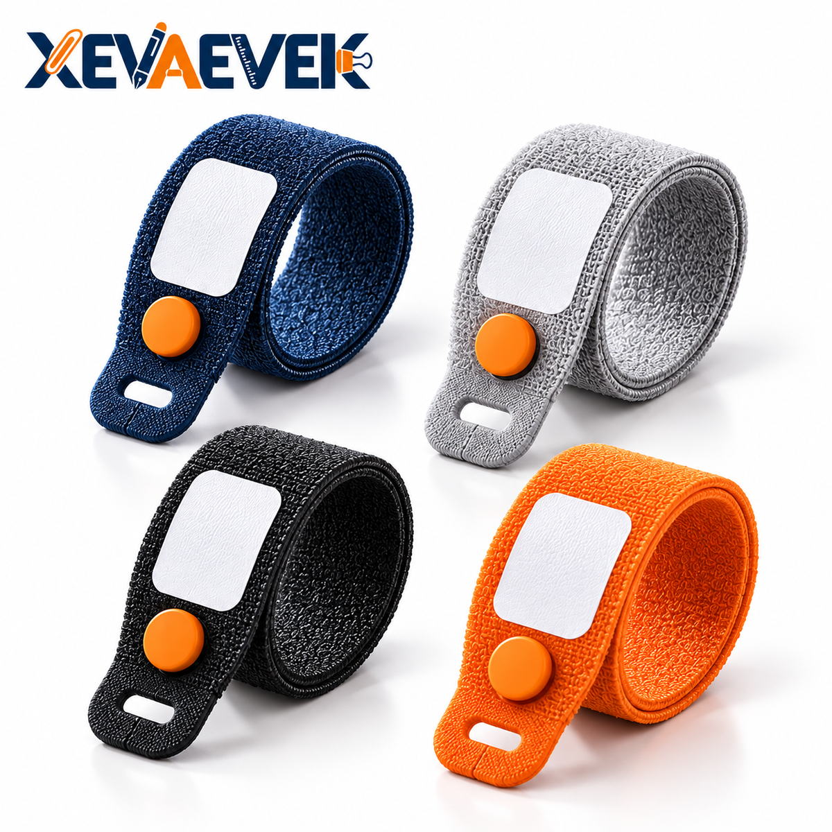 XEVAEVEK Cable Tags – Reusable Write-On Cord Labels, Adjustable Cable Ties & Cable Identifier Straps for Chargers, Office Desk, Home Office and Travel
