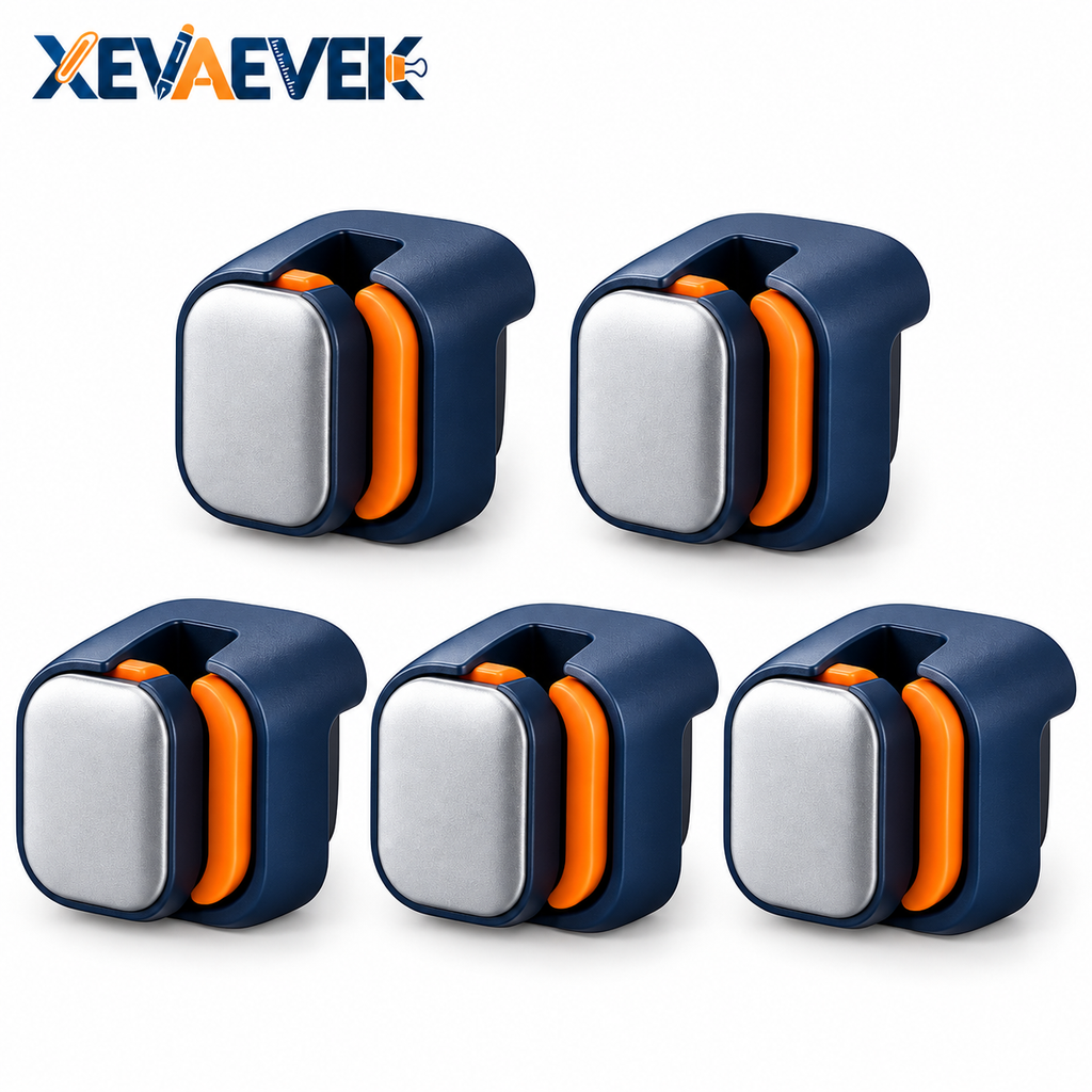 XEVAEVEK Adhesive Cable Clips – Self-Adhesive Cord Holders, Desk Cable Organizer & Wire Management Clips for USB-C, Charging Cables, Office Desk and Home Office